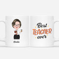 Personalized Greatest Teacher Ever Mugs