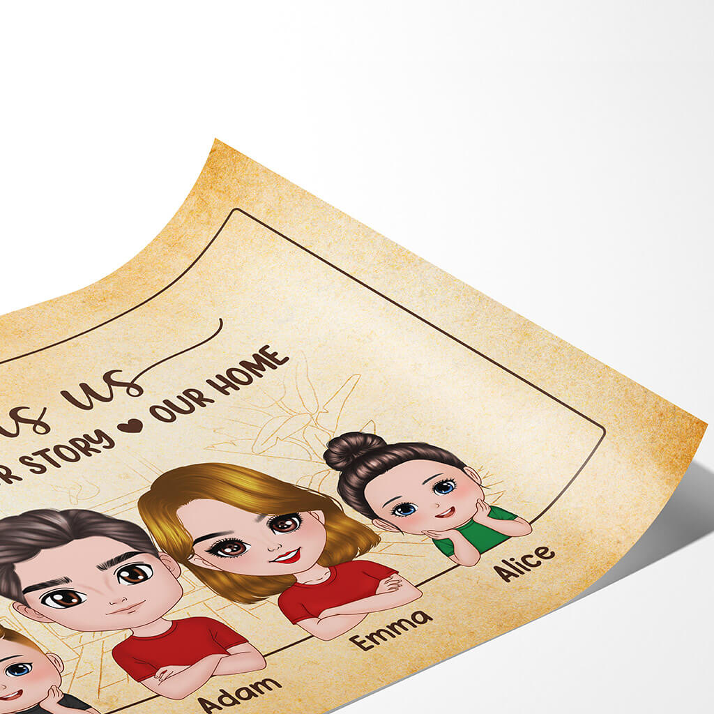 This Is Our Story Our Home Poster - Best Personalized Family Gifts