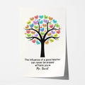 Personalized Thank You Teacher Poster