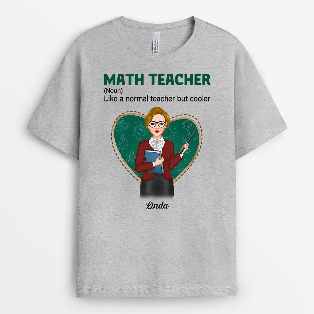 Personalized Like Normal But Cooler Teacher T-Shirts
