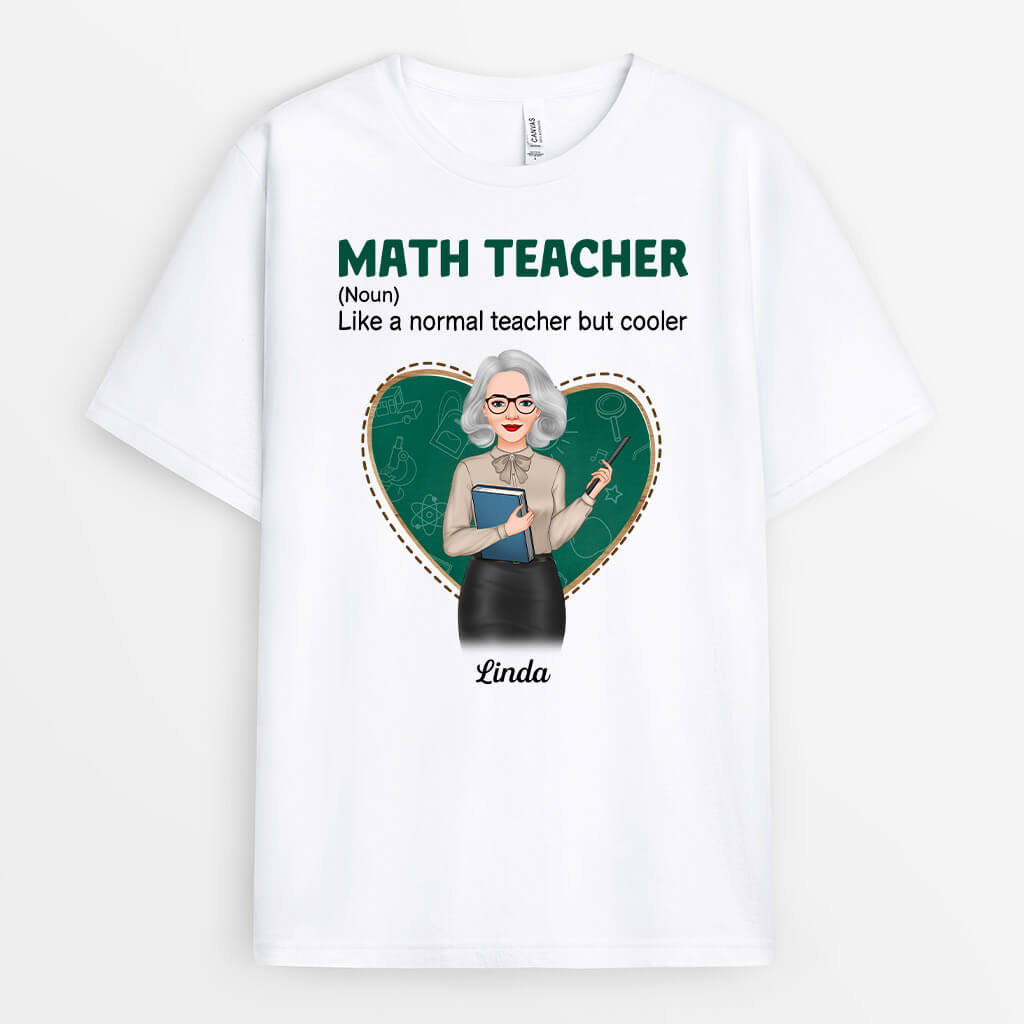 Personalized Like Normal But Cooler Teacher T-Shirts