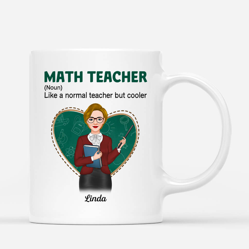 Personalized Like Normal Teacher But Cooler Mugs