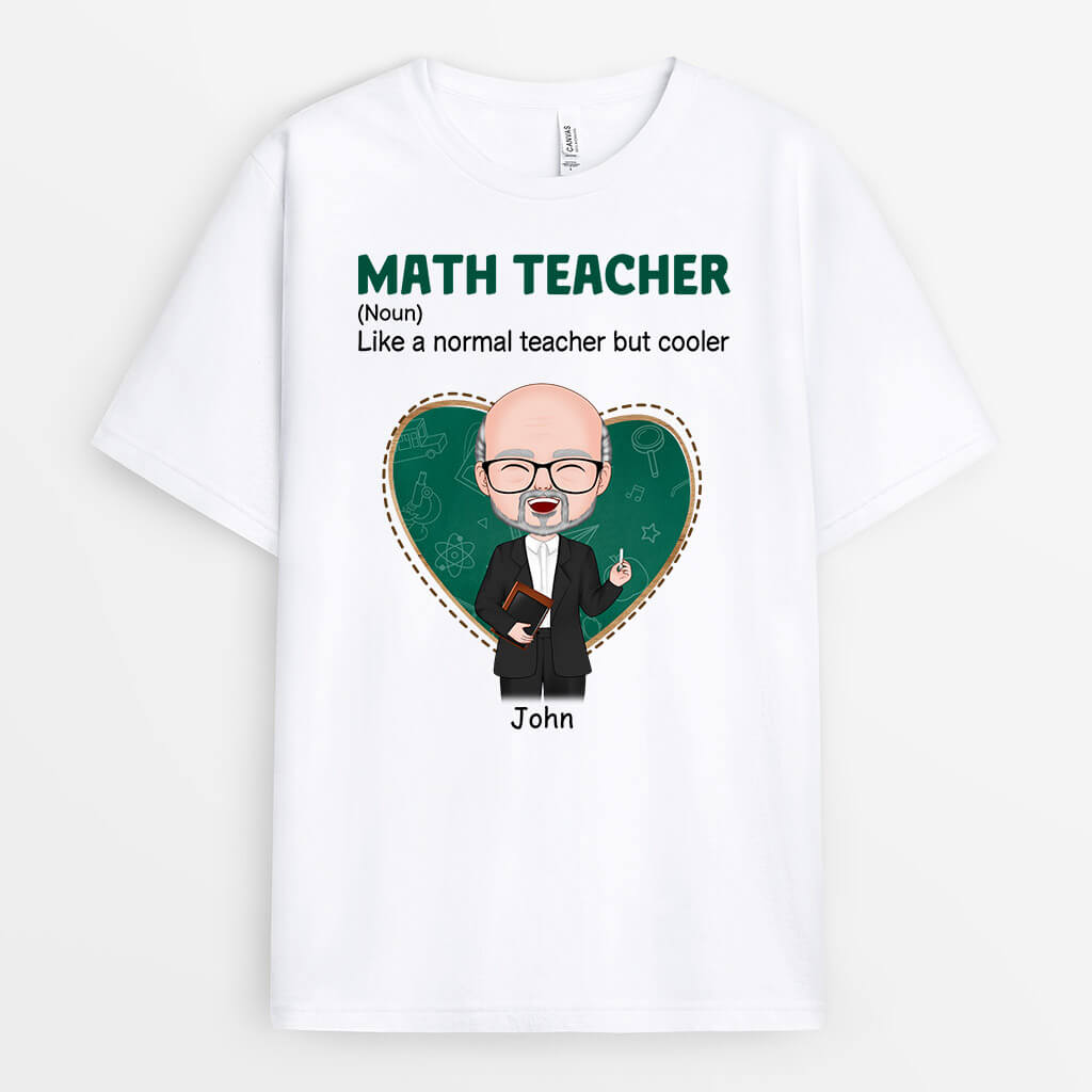 Personalized Math Teacher Like Normal But Cooler T-Shirts