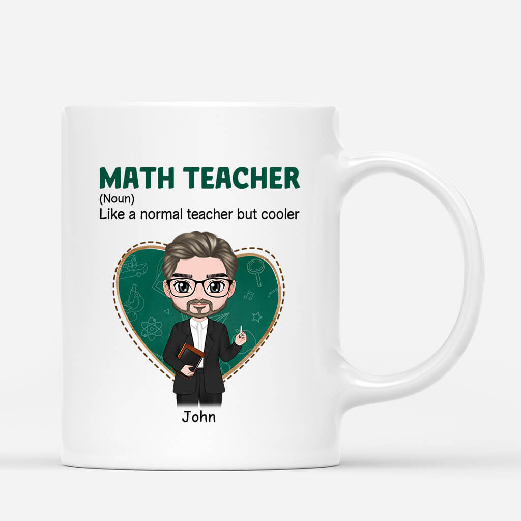 Personalized Like Normal But Cooler Teacher Mugs