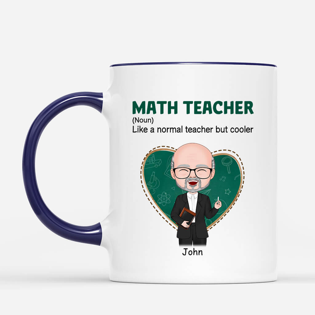 Personalized Like Normal But Cooler Teacher Mugs