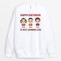 Personalized Happy Birthday To Very Best Mom/Grandma Ever Sweatshirts