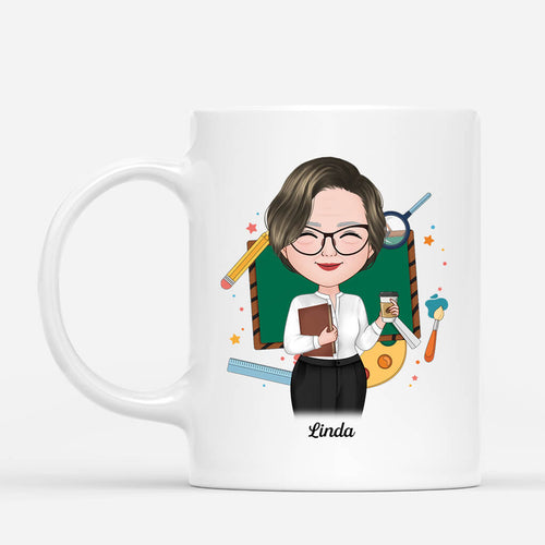 Custom Best Teacher Ever Mug - Teacher Appreciation Week Gift