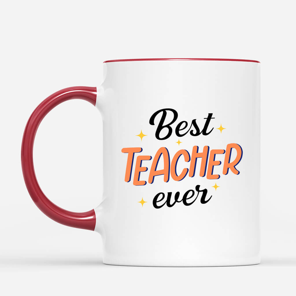 Personalized The Bestest Teacher Ever Mugs