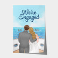 Personalized We're Engaged Posters