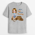 Personalized Just A Little Girl Who Love Traveling T-Shirts