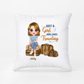 Personalized Just A Little Girl Who Love Traveling Pillows