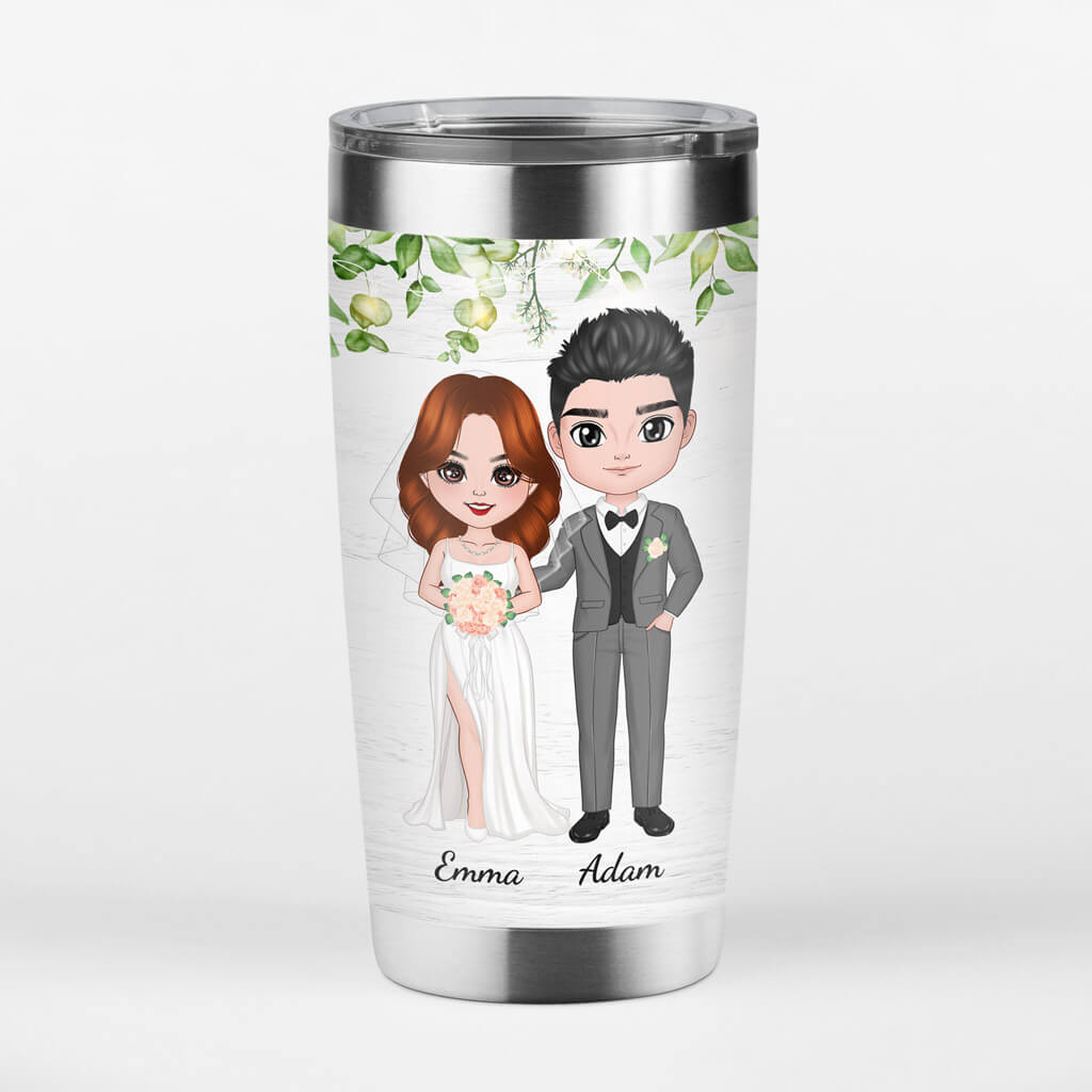 Personalized I Can't Wait To Marry You Tumbler