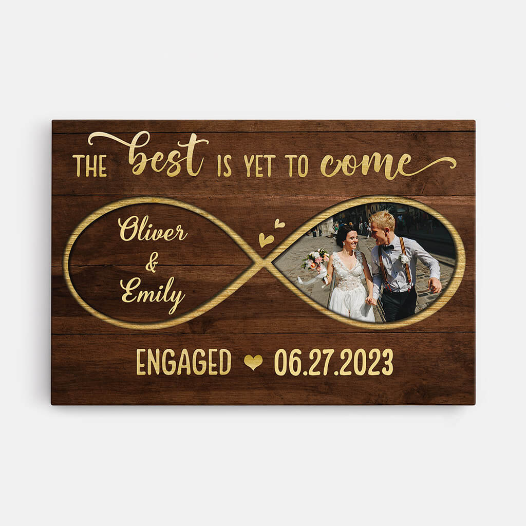 Personalized The Best Is Yet To Come Canvas