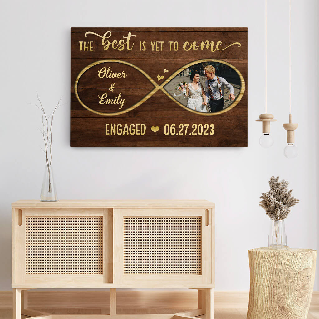 Personalized The Best Is Yet To Come Canvas