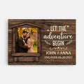 Personalized Let The Adventure Begin Canvas