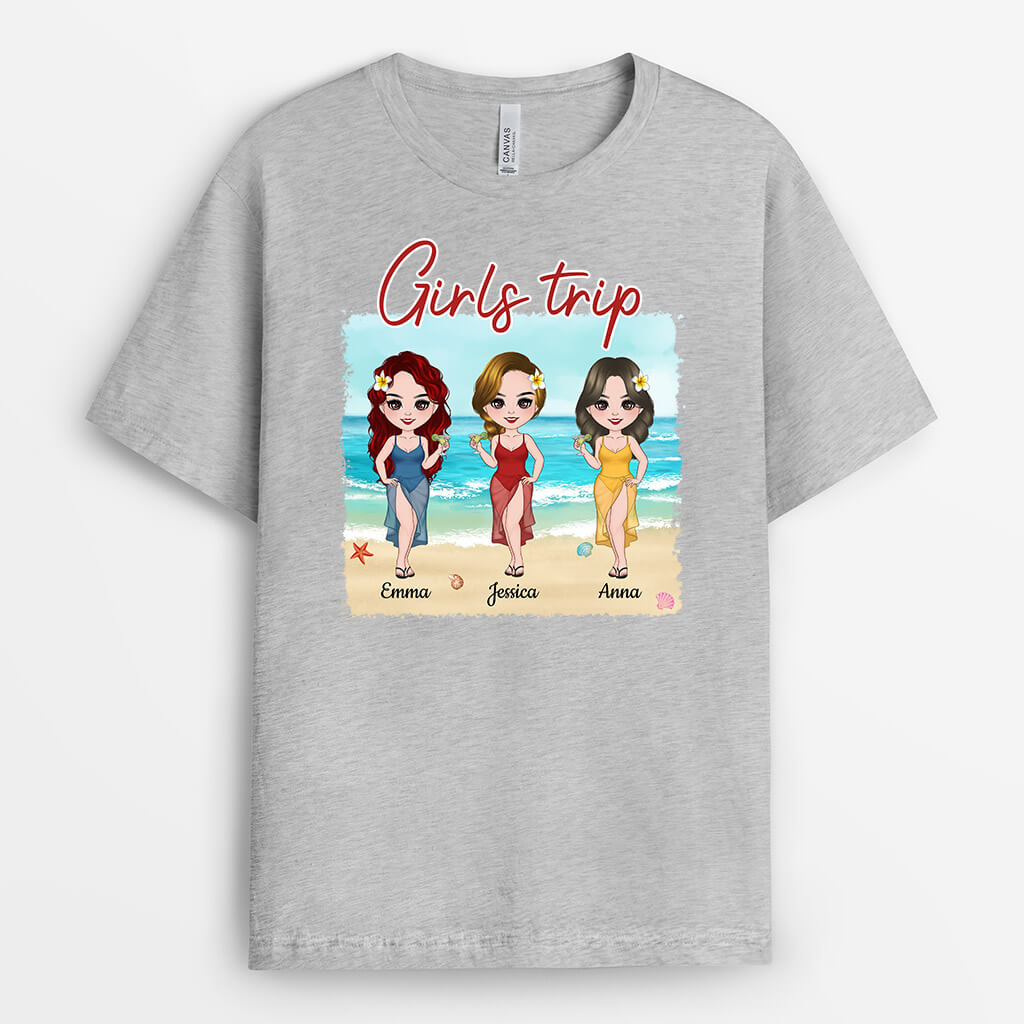 Personalized Girls Trip T-Shirt