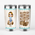 Personalized Travel Is My Best Type Of Therapy Tumbler