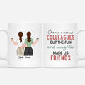 Personalized Chance Made Us Colleagues Mug