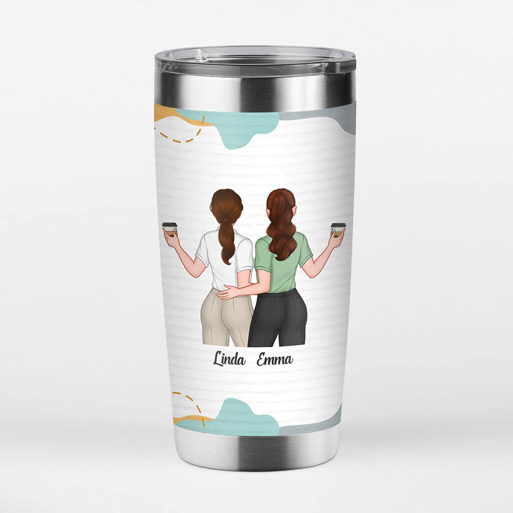 Personalized Chance Made Us Colleagues Tumbler