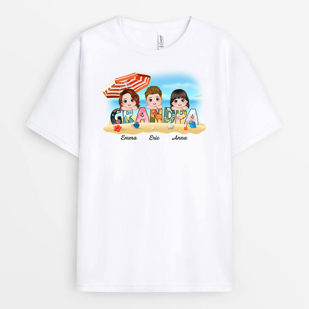 Personalized Kids On Summer Vacation T-Shirt