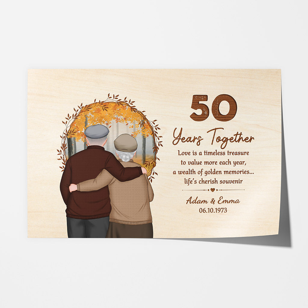 Personalized Love Is A Timeless Treasure Poster