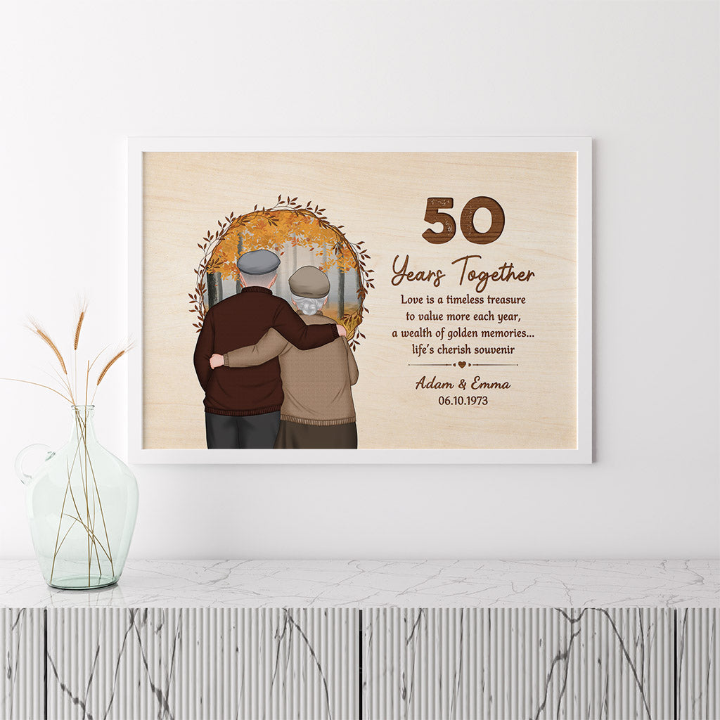 Personalized Love Is A Timeless Treasure Poster