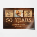 Personalized Together We Built A Life We Loved Poster