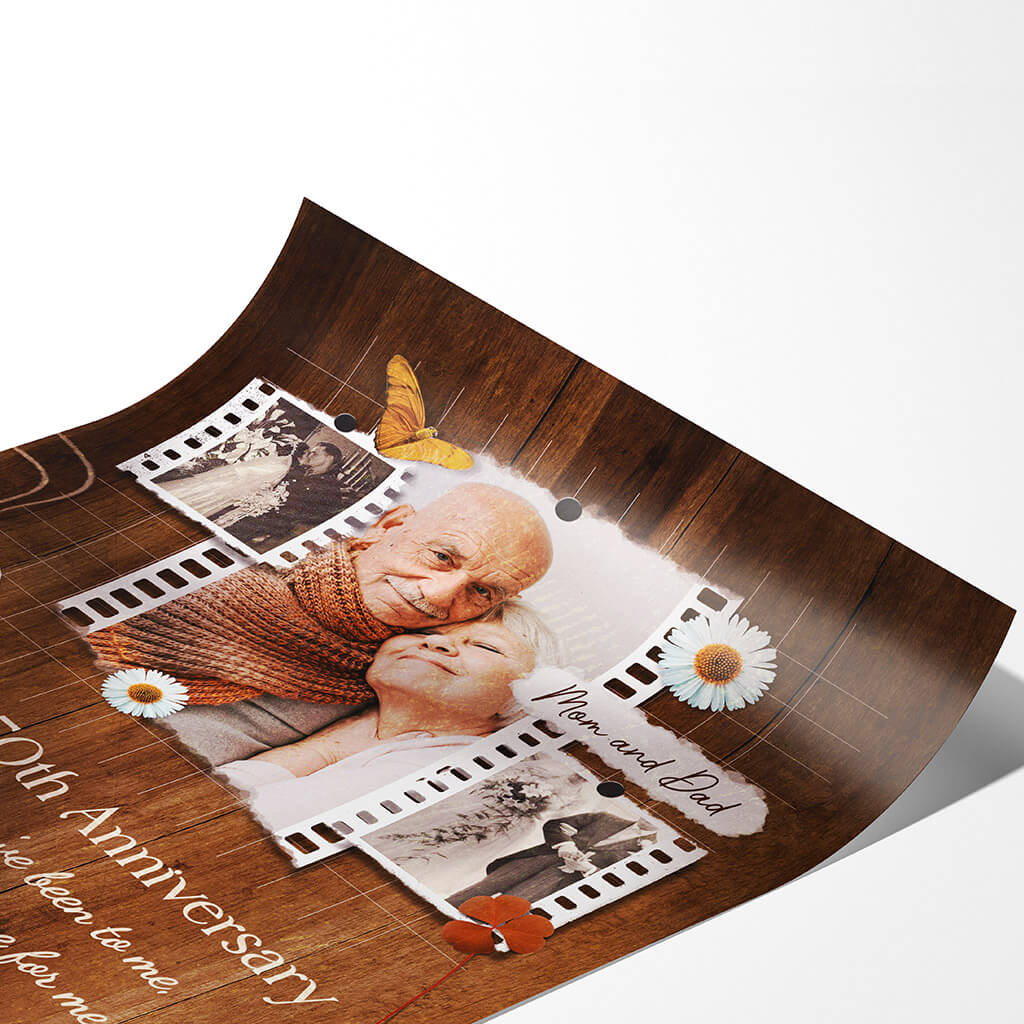 Personalized Happy Couple Anniversary Poster