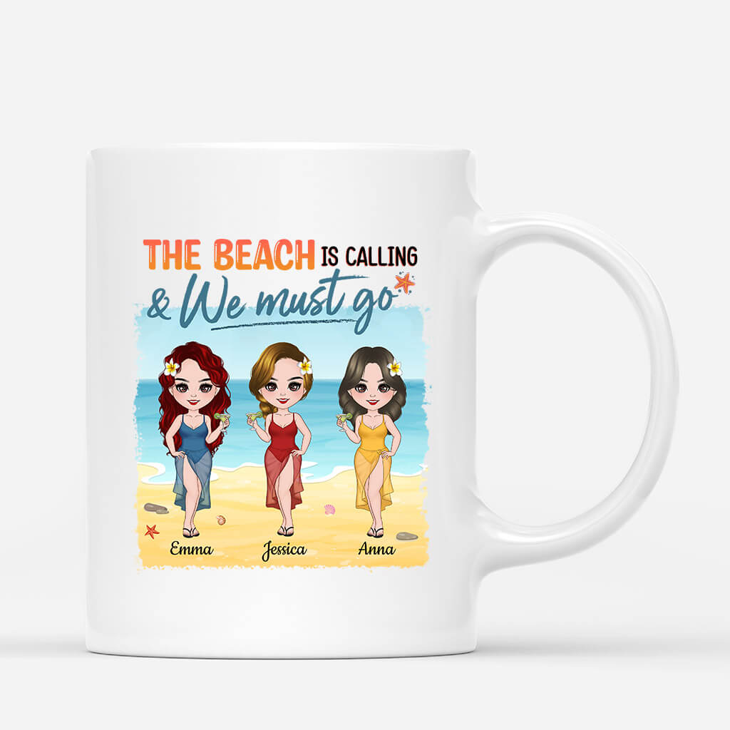Custom 3 Sister Mugs - Personalized Sister Travel Mug