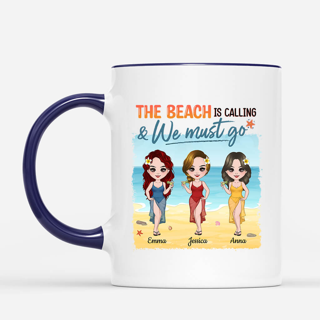 Custom 3 Sister Mugs - Personalized Sister Travel Mug