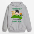 Personalized I Graduated Can I Go To Bed Now Hoodie