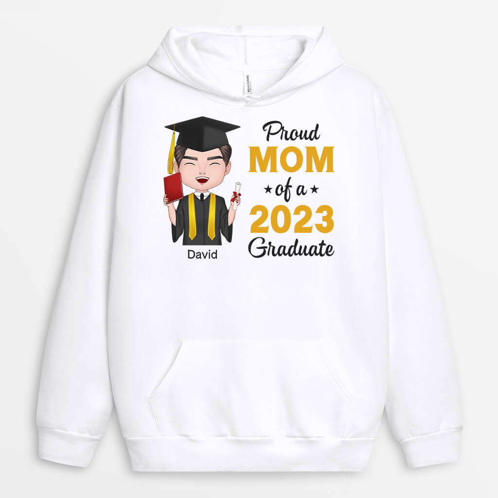 Personalized Proud Mom Of A Graduate Hoodie