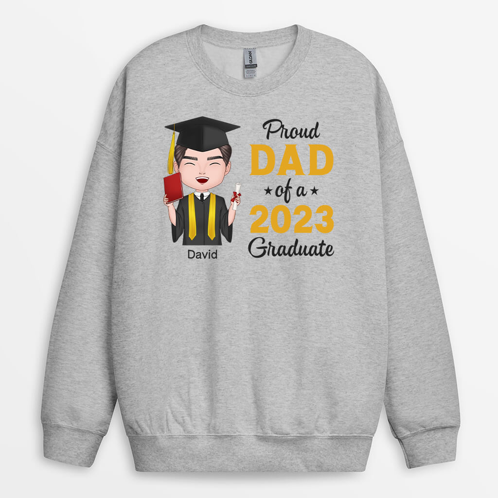 Personalized Proud Mom Of A Graduate Sweatshirt