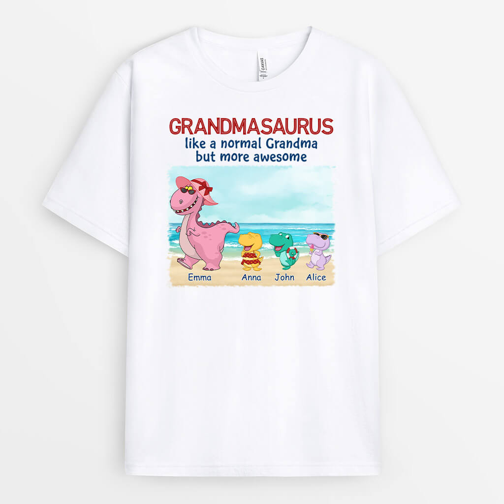 Personalized Grandmasaurus T-Shirt