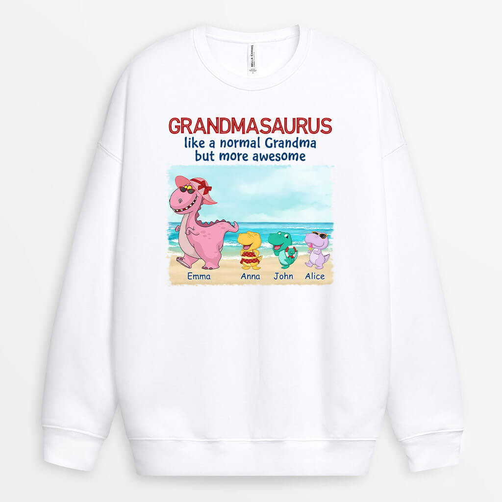 Personalized Grandmasaurus Sweatshirt