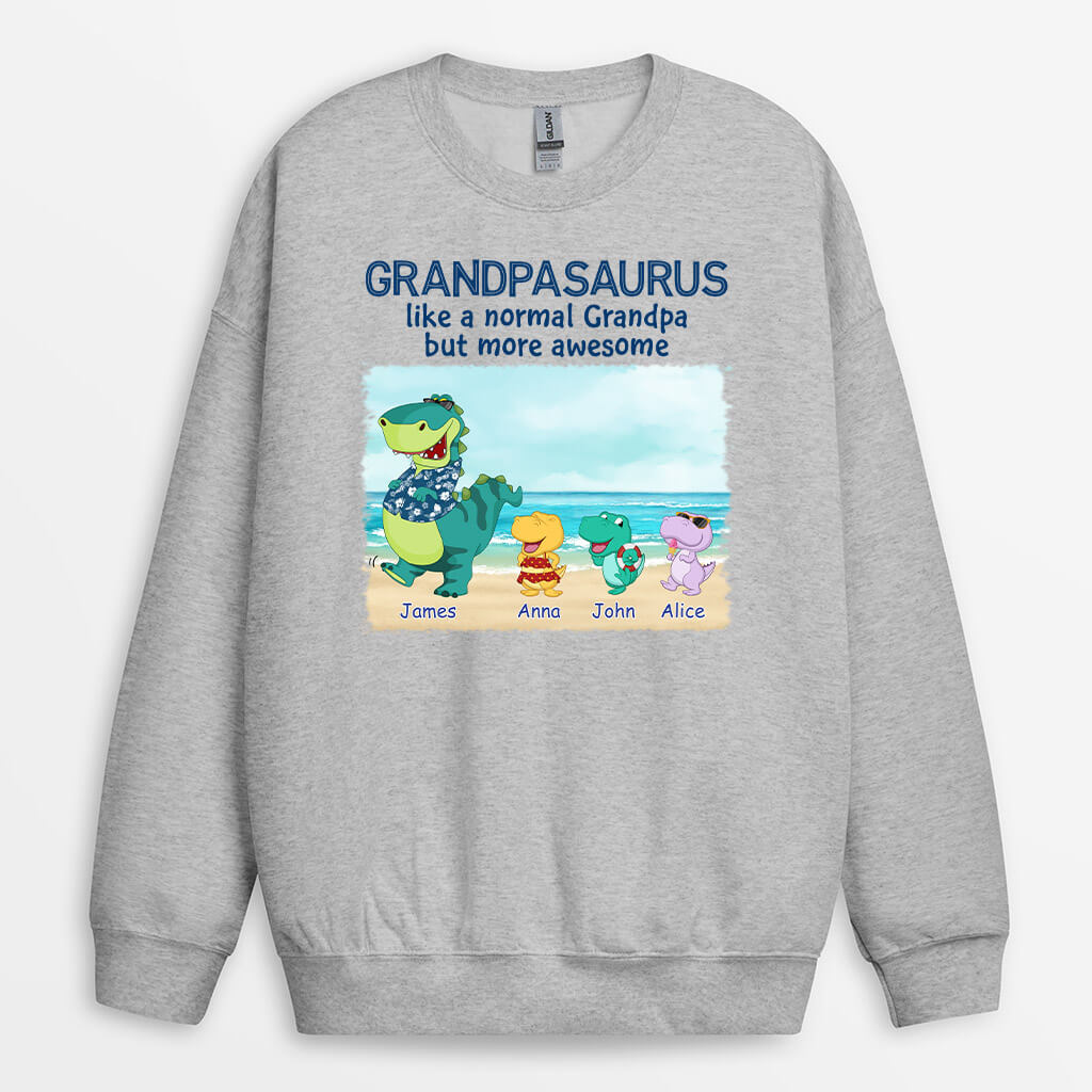 Personalized Daddysaurus Sweatshirt