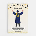 Personalized Congrats Graduates Canvas