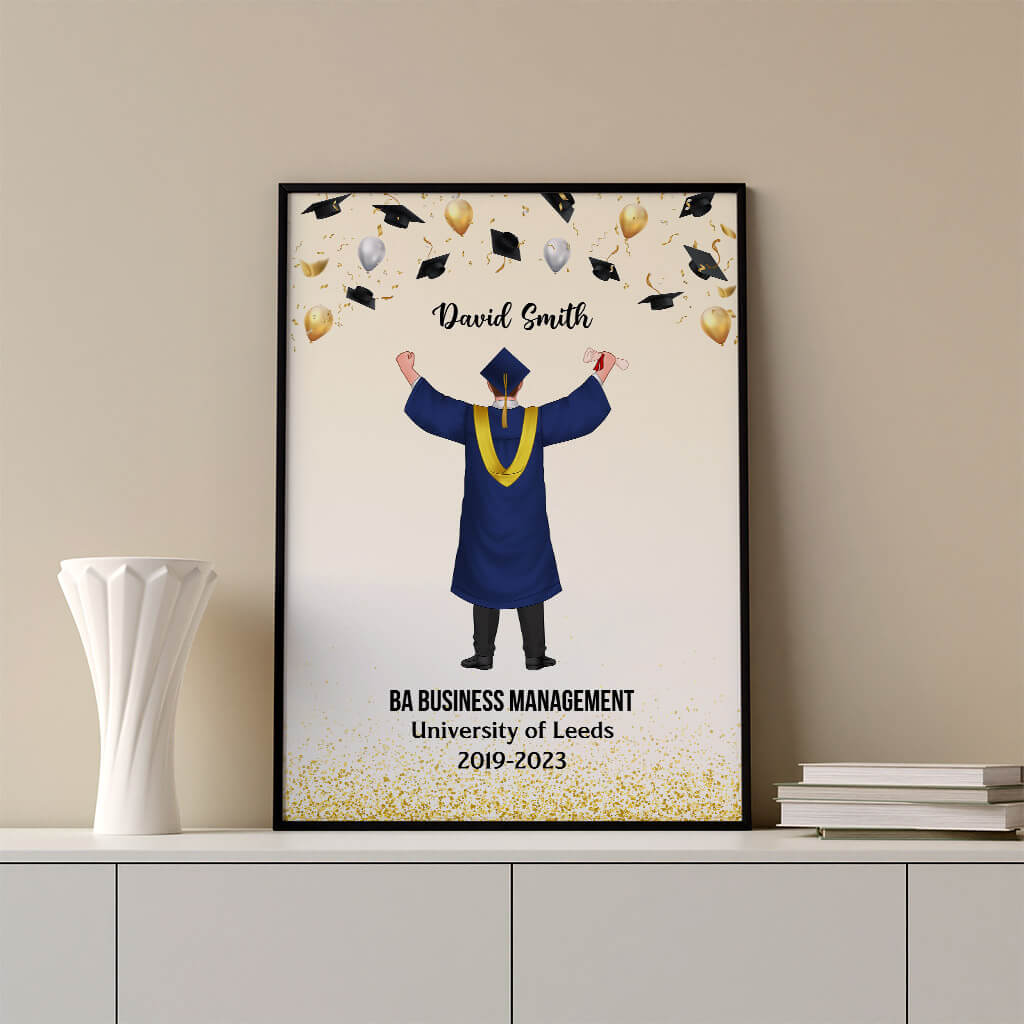 Personalized Congrats Graduates Poster