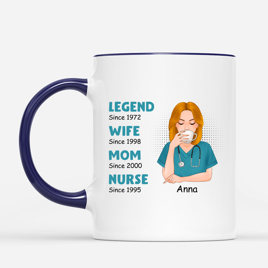 Personalized Legend Wife Mom Nurse Mug