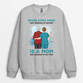 Personalized Behind Every Nurse Is A Mom Sweatshirt