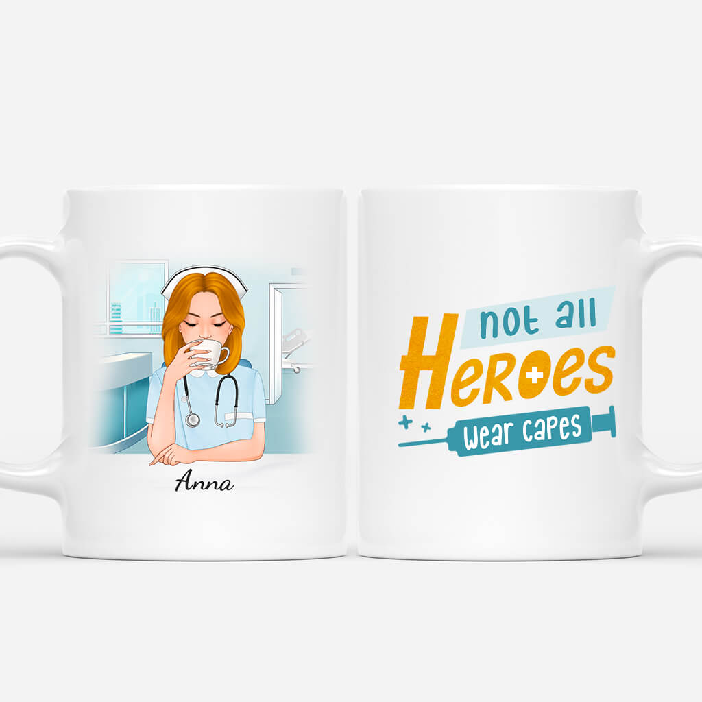 Personalized Not All Heroes Wear Capes Mug