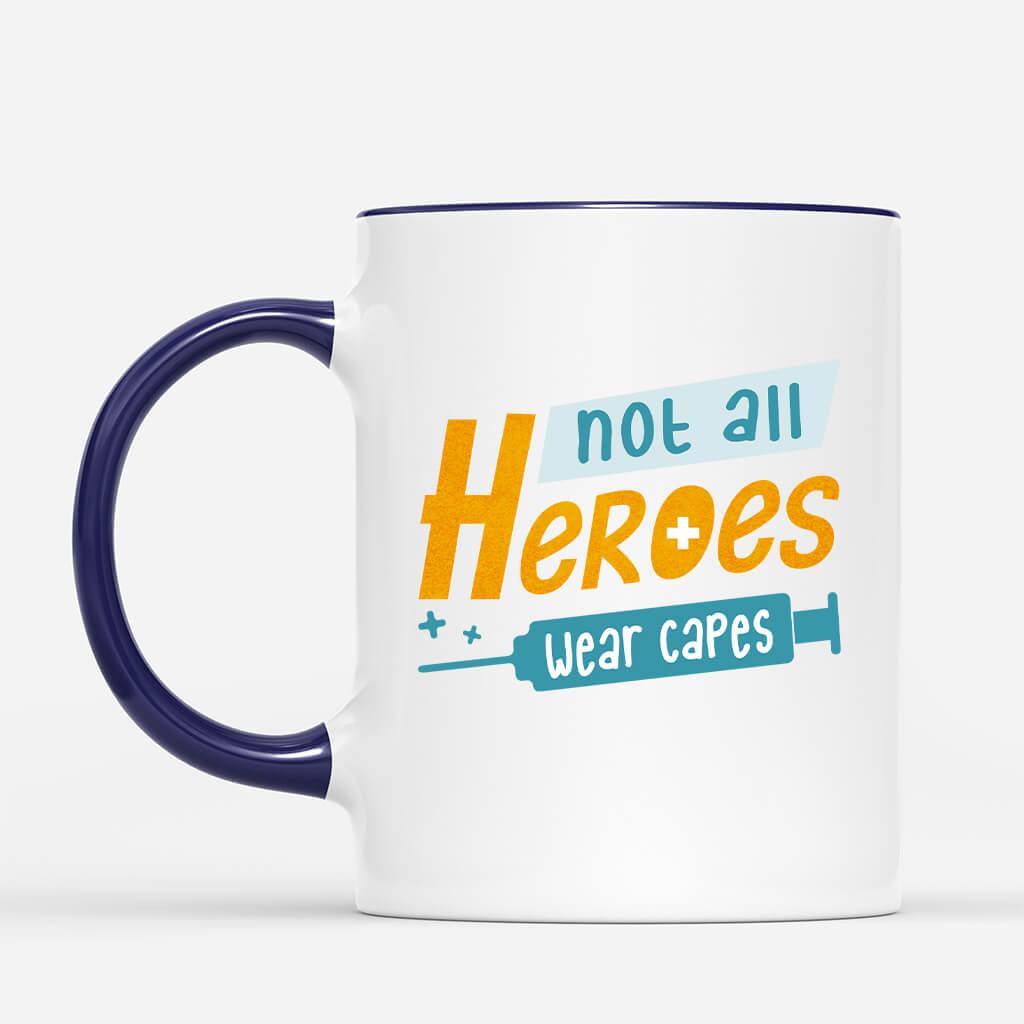 Personalized Not All Heroes Wear Capes Mug
