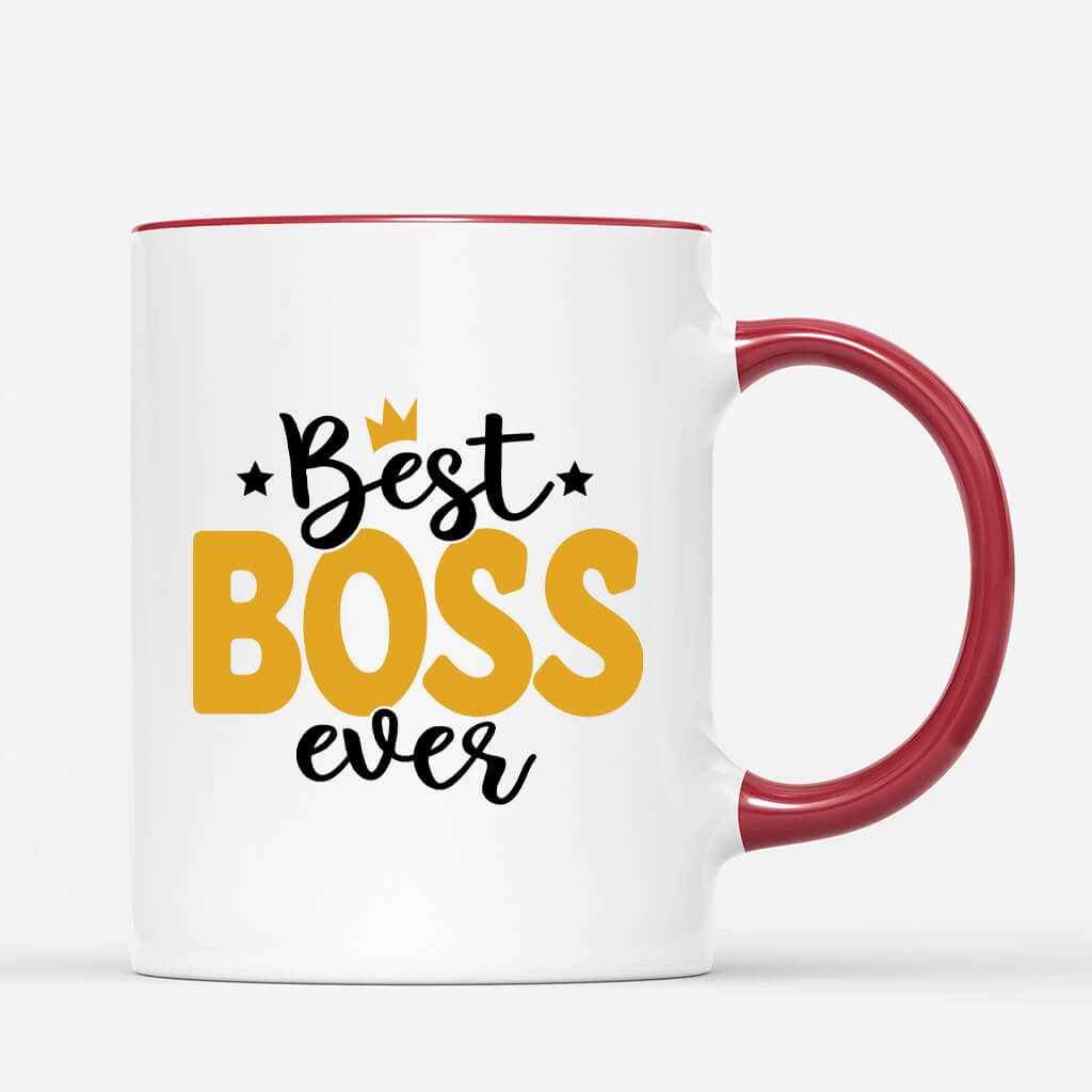 Personalized Best Boss Ever Mug