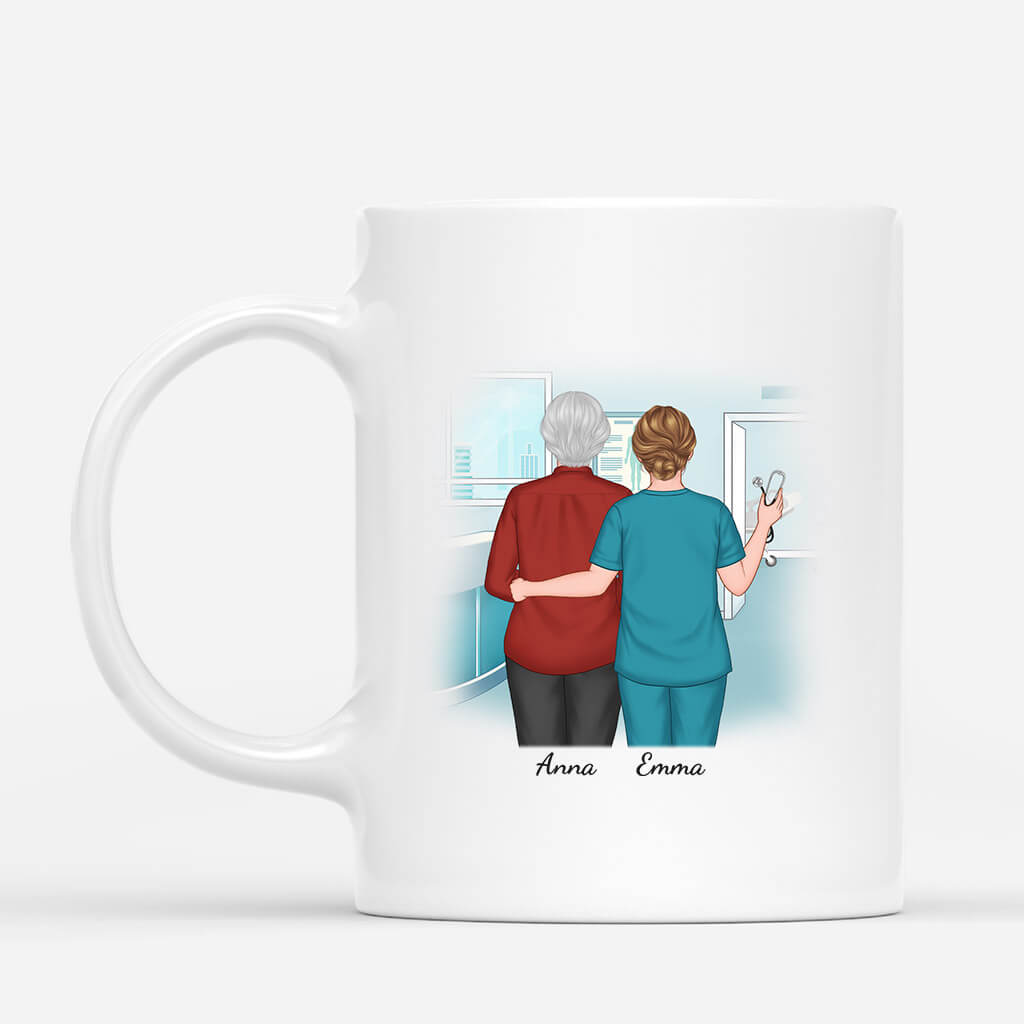 Personalized My Favorite Nurse Calls Me Mom Mug