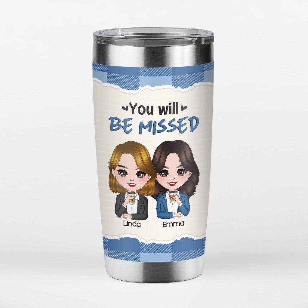 Personalized Good Luck Finding Better Coworker Tumbler