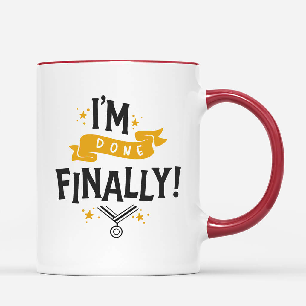 Personalized I'm Finally Graduated Mug