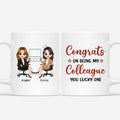 Personalized Congrats On Being My Colleague Mug
