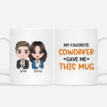 Personalized My Favorite Coworker Mug