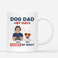 Dad By Day Gamer By Night Mug - Personalized Dog Dad Mug for Game Lovers