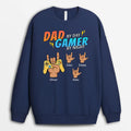 Personalized Dad By Day Game Player By Night Sweatshirt